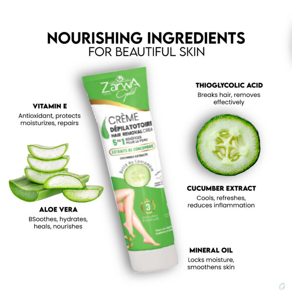 Hair Removal Cream Cucumber - Image 3