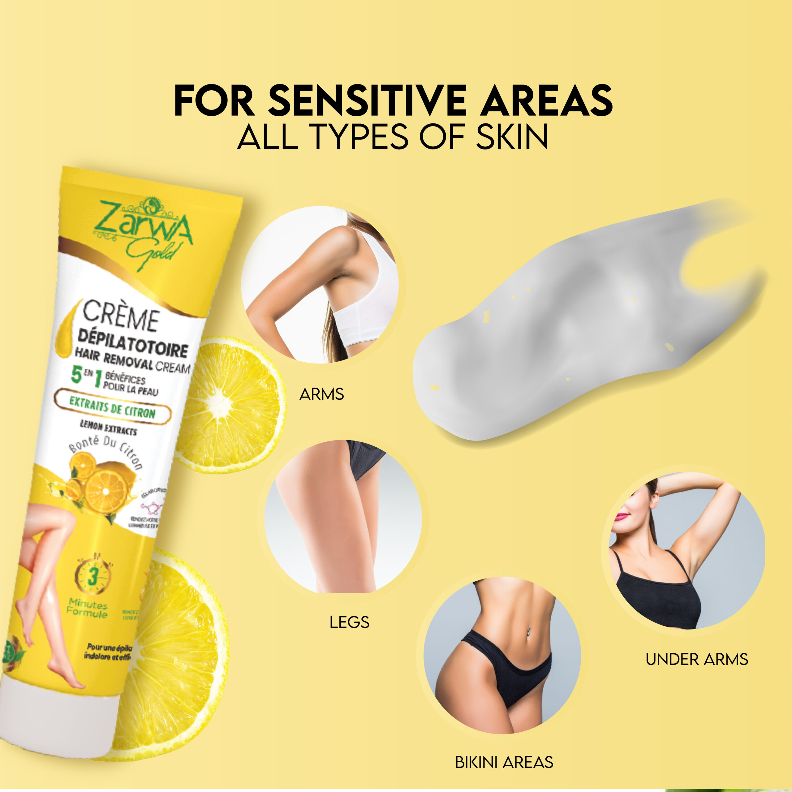 Hair Removal Cream Lemon - Image 2