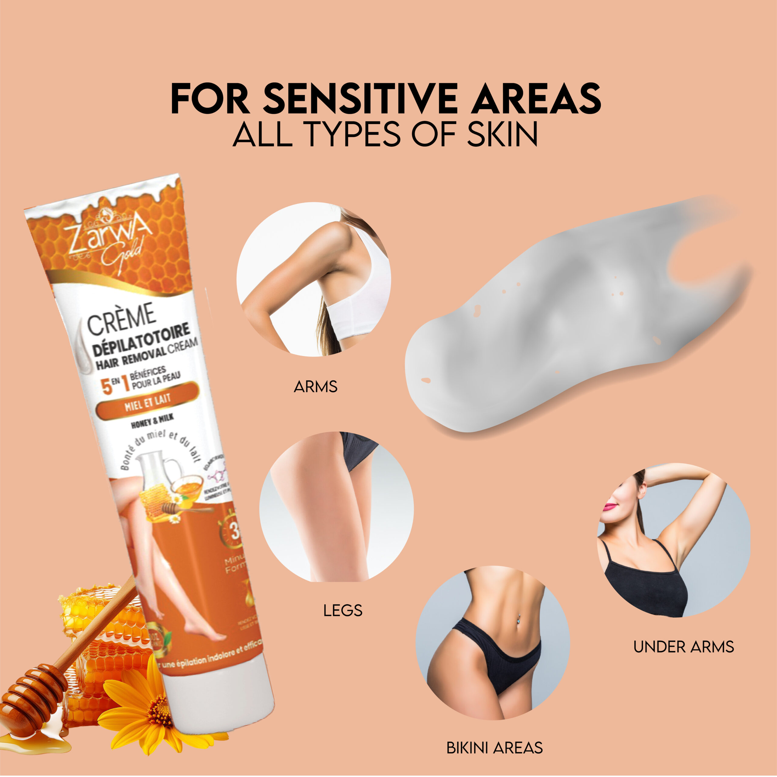 Hair Removal Cream Milk & Honey - Image 2
