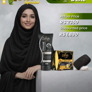 Zarwa Gold Skincare Bundle - Eid Special Mega Deal (Charcoal Face Wash & 4-in-1 Beauty Box)