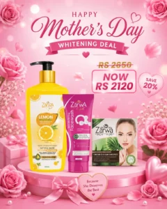 Zarwa Gold Whitening Deal - Mother's Day Skincare Bundle
