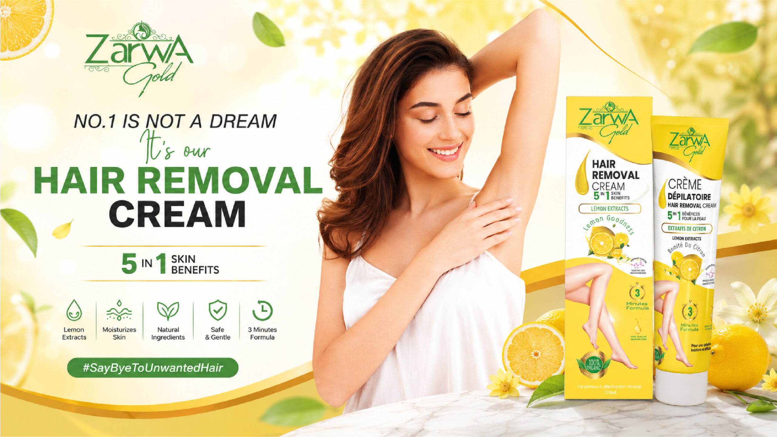 Vitamin C hair removal banner